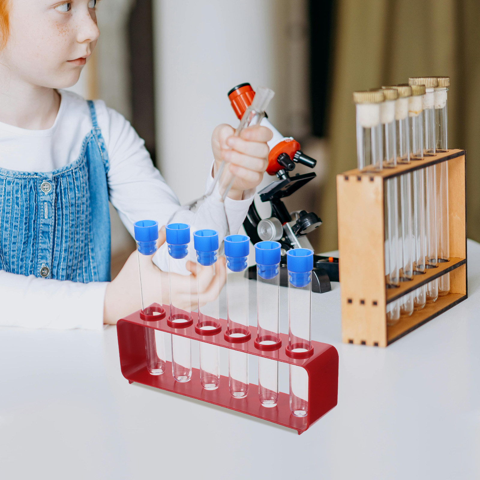 1Set Science Test Tubes Clear  - Chemistry Set Beginner 评论和价格