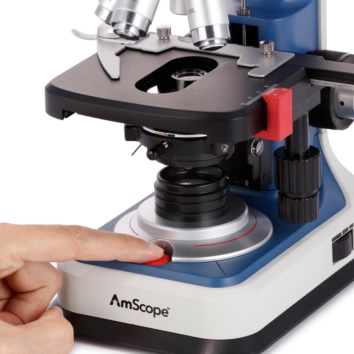 AmScope 40X-2500X Student Bino - Microscope Compound 40X 评论和价格