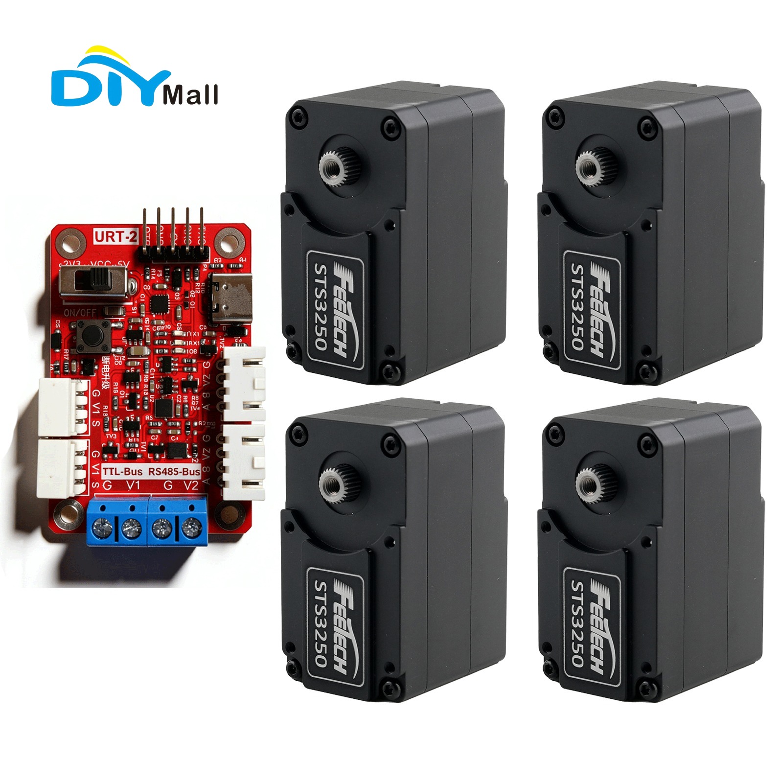Feetech STS3250 12V 50KG Corel - Robot Arm Motor 评论和价格