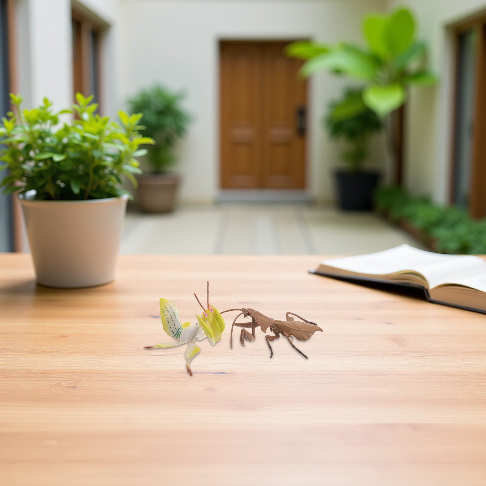 2Pcs Realistic Praying Mantis  - Science Toy 评论和价格