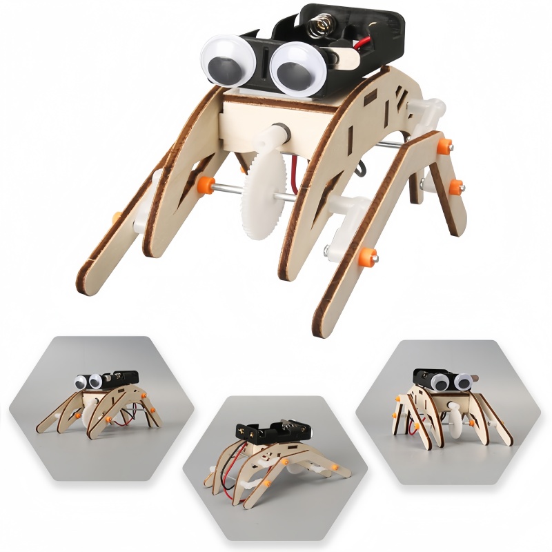 Diy Handmade Walking Spider Ro - Science And Invention 评论和价格