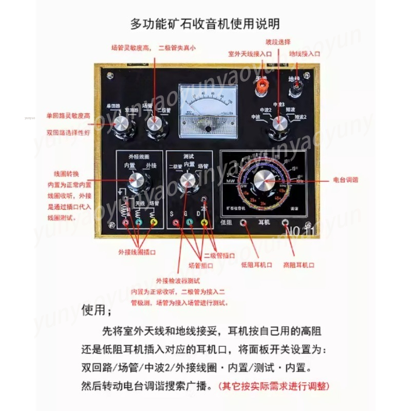 Crystal Radio DIY Kit, Medium  - Science Hobbyist 评论和价格
