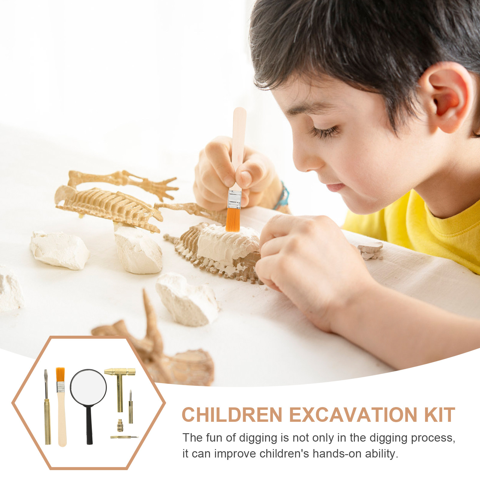 1Set Kid Excavation Tool Set S - Science Toy 评论和价格